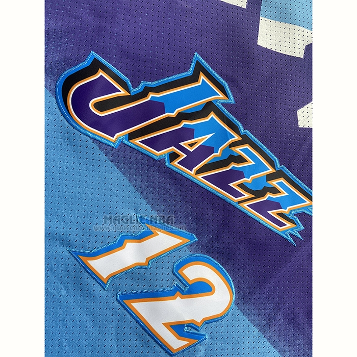 Maglia
 John Stockton NO 12 Utah Jazz Mitchell & Ness 1996-97 Blu
